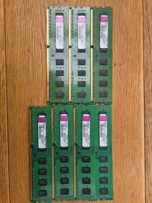 7 X 2GB KINGSTON PC3-8500U DDR3 Desktop Memory. - Image 1 of 3