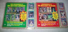 1989 90 Score - Baseball's 100 Hottest Rookies & 100 Hottest Players (SEALED)