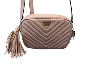 Victoria’s Secret Pink VS City Convertible Belt V-Quilt Crossbody Bag Clutch - Picture 1 of 8