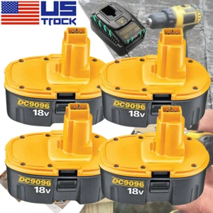18V 8.0Ah For Dewalt 18 VOLT DC9096 DC9098 6.0Ah Li-ion Battery DW9096 DC9096-2 - Picture 1 of 23