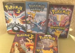 5 VHS Kassetten Pokémon Filme Pokemon OVP - Bild 1 von 1
