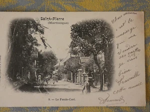 CPA martinique saint pierre fonds coré - Picture 1 of 2