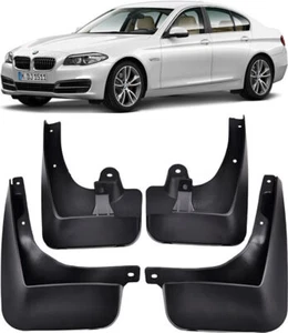 New Front & Rear Splash Guards Mud Flaps FOR 2009-2016 BMW 5 Series Saloon - Picture 1 of 8