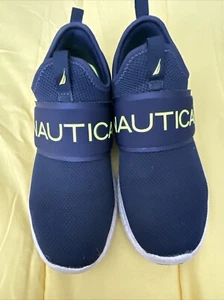 Nautica Men's Steeper Sport in Navy Size 8 Laceless - Picture 1 of 10