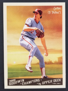Steve Carlton 2009 Upper Deck Goodwin Baseball Card #124 (NM)