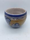 Duca Di Camastra Signed Italy ?Waves? 3?Cache & Seedling Pottery Planter #15 Mcm