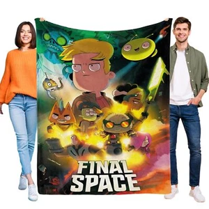Final Space Super Soft Flannel Throw Blanket for Bed Sofa All Season Gifts - Picture 1 of 7