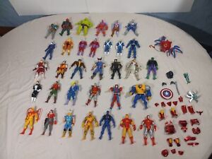 Vintage lata 90. Marvel Avengers X-Men X-Force Toybiz Figurka akcji Partia ponad 30 sztuk 