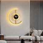 LED Wall Clock Lamp for Stylish Bedroom Decor & Lighting in Nordic Living Room