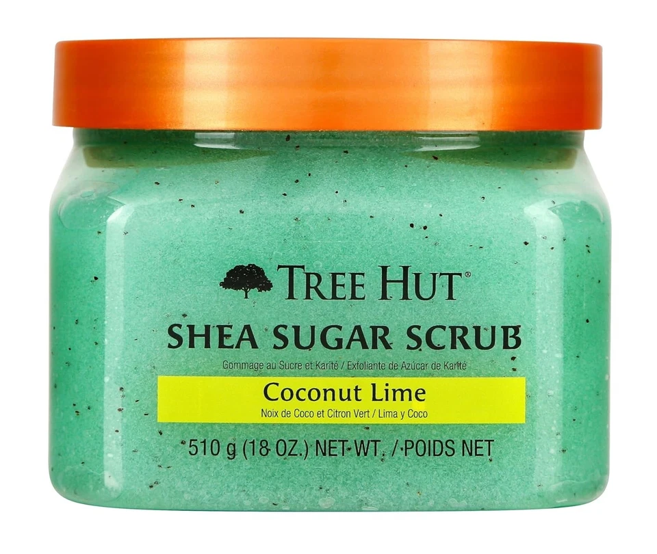 Tree Hut Coconut Lime Shea Sugar Exfoliating, Hydrating Body Scrub, 18 oz. - Image 1 of 4