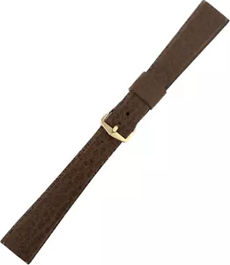 Vintage 17mm 11/16 JB Champion Cinturino per orologio da polso da uomo in pelle marrone chiaro USA - Foto 1 di 5