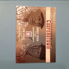 FRANKIE FRISCH STAN MUSIAL #27 Cardinal Etched In silver 2015 PANINI COOPERSTOWN