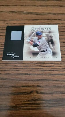 2003 Fleer Rookies & Greats ALEX RODRIGUEZ The Naturals Game Worn Jersey 085/250 - Image 1 of 2
