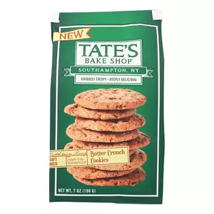 Tate's Bake Shop Butter Crunch Cookies Butter Crunch - Case of 12 - 7 OZ - Picture 1 of 2