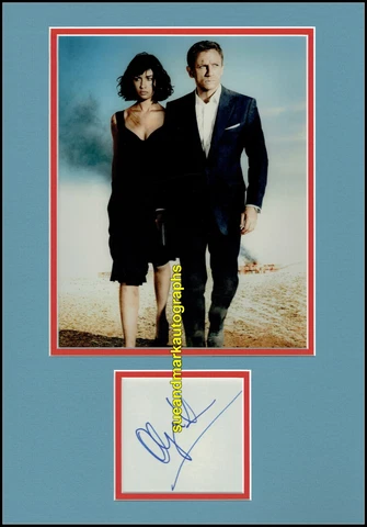 Olga Kurylenko James Bond Quantum Of Solace Camille Autograph Signed UACC RD 96 Cover