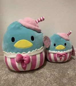 2pc Squishmallows Tuxedo Sam Milkshake Sanrio Stuffed Plush Bundle - Picture 1 of 5