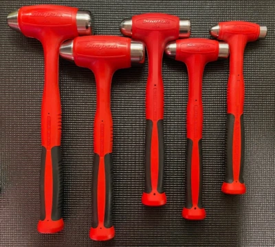 Herramientas SNAP ON EE. UU. NUEVO ROJO Dead Blow/Ball Peen 8 oz, 16 oz, 24 oz, 32 oz, 40 oz Martillo Foto 1 de 4