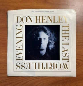 DON HENLEY "The Last Worthless Evening"/"Gimme What You Got" Sleeve Record 45 NM - Picture 1 of 4