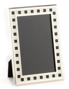 MacKenzie-Childs Celebrate Celebration Silverplate Photo 4" x 6" Frame NIB - Picture 1 of 9