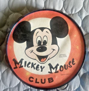 Juguete pandereta vintage Mickey Mouse Club EE. UU. - Imagen 1 de 4