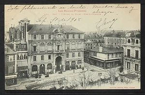 FRANCIA 1699-PAU -Les Basses Pyrénées L ́Hôtel de Ville - Vue Plongeante (1908) - Imagen 1 de 2