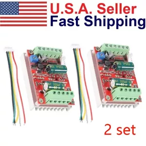 2PC DC 6-60V 400W BLDC 3 Phase Brushless Motor Controller PWM Hall Motor Control - Picture 1 of 6