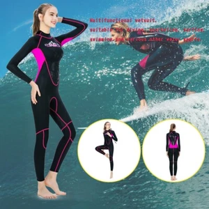 3MM Women Neoprene Wetsuit Surfing Diving Suit Full Body Snorkeling Triathlon YU - Picture 1 of 20