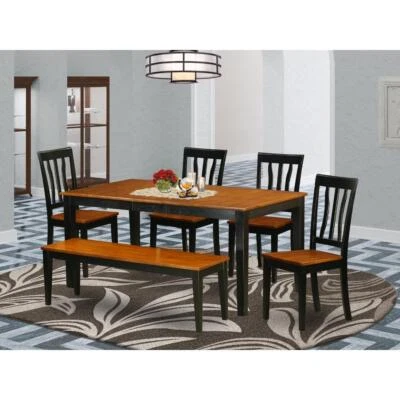 6  PC  Kitchen  Table  set-Dining  Table  and  4  Dining  Chairs  plus  a ... - Image 1 of 4