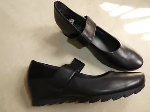 Paul Green -- Ballerina, Schuhe, Sandalen --Leder, Gr. 38, Schwarz-NEU!! - Bild 1 von 4