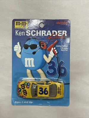 Limited Edition Schrader 1999 Pontiac Grand Prix #36 M&M's Nascar 1/64th Vintage - Image 1 of 2