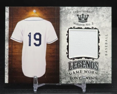 Tony Gwynn 2021 Sportkings Volume 2 Legends Game Worn Materials Black HOF - Image 1 of 2