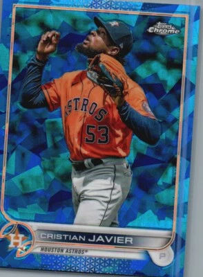 2022 Topps Chrome Sapphire Edition #211 Cristian Javier - Image 1 of 2