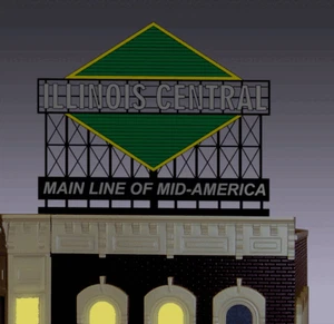 Miller Engineering 44-3052 N/HO Scale Small Illinois Central - Picture 1 of 2