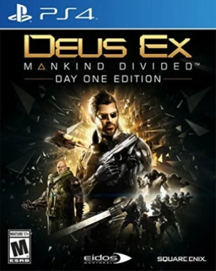 Deus Ex Mankind Divided Day One PS4 CHOOSE BRAND NEW WITH OR WITHOUT A CASE - Image 1 of 1