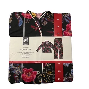 Members Mark Damen Größe XL Pyjama Set superweich Kordelzug Kerbkragen - Bild 1 von 8