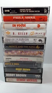 1980s/90s R&B Pop 12 Cassette Tapes Lot Prince/Bobby Brown/En Vogue/Paula Abdul - Bild 1 von 9