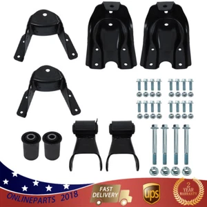 Kit de reparación de soporte de suspensión de grillete de resorte de hoja trasera para GMC C1500 1988-1997 - Imagen 1 de 10