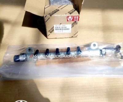 Toyota Land Cruiser Prado 23810-30100 genuino Common Rail 2004-2015 Japón OEM Foto 1 de 4