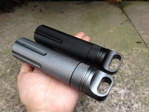 131*30.5mm Aluminum alloy Survival Waterproof Pill EDC Case Box Container Bottle - Picture 1 of 10
