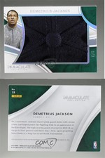 2016 Immaculate Collegiate Player Caps Button /2 Demetrius Jackson #19 Rookie RC