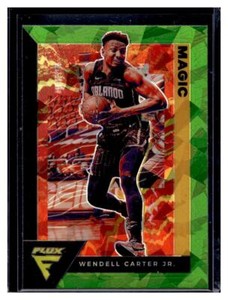 2020-21 Panini Flux Green Cracked Ice Prizm #127 Wendell Carter Jr. Fanatics