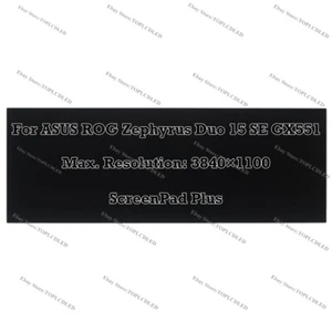 ASUS ROG Zephyrus Duo 15 SE GX551 3840×1100 ScreenPad Plus Bildschirm Touch - Bild 1 von 11