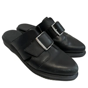 Dr Martens Nyro Temperley mules black leather pointed US womens 9 slip on shoes - Picture 1 of 12