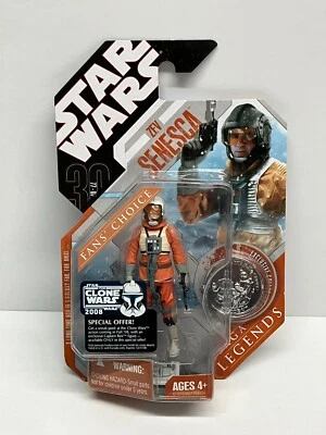 Figura de acción Hasbro Star Wars 2007 30 aniversario ZEV SENESCA Foto 1 de 4