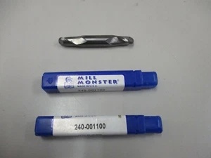 Mill Monster Carbide End Mill 240-001100 3/8 2 flute Double End Stub BN (Qty 2) - Picture 1 of 6