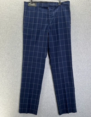 Pantalones de golf RLX Ralph Lauren Golf 33 x 32 Performance para hombre nuevos con etiquetas azul marino rejilla Foto 1 de 4