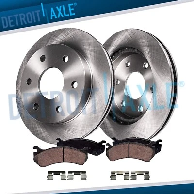 12.60 inch Front Disc Rotors Ceramic Brake Pads Kit for 2005 2006 Nissan Armada - Image 1 of 4