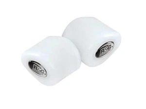 R&G Crash Protectors White - Aero Style (Non-Drill) Suzuki Hayabusa 2021 - 2023 - Picture 1 of 3