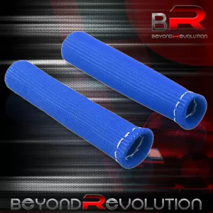 For Suzuki High Temp Spark Plug Wire Boot Heat Shield Blanket Light Weight Blue - Picture 1 of 3