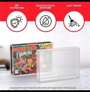 Nintendo SNES/N64 Premium Acrylic Video Game Display Case - Picture 1 of 7